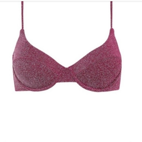 Grape sparkle bra triangl bathing suits top - Picture 6 of 12